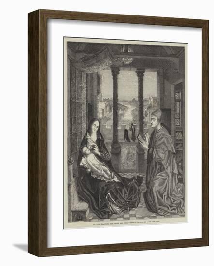 St Luke Drawing the Virgin and Child-Jan van Eyck-Framed Giclee Print