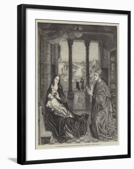 St Luke Drawing the Virgin and Child-Jan van Eyck-Framed Giclee Print