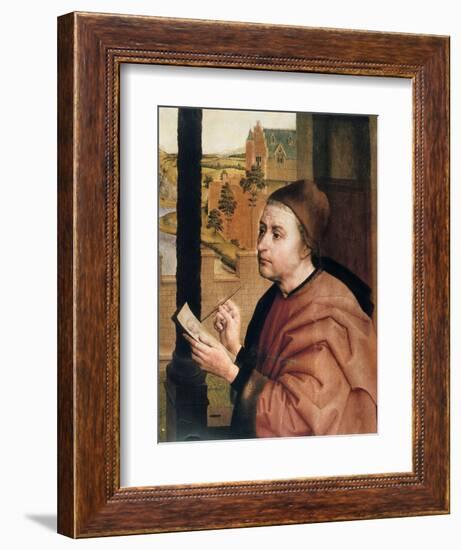 St Luke Drawing the Virgin, Detail, 15th Century-Rogier van der Weyden-Framed Giclee Print