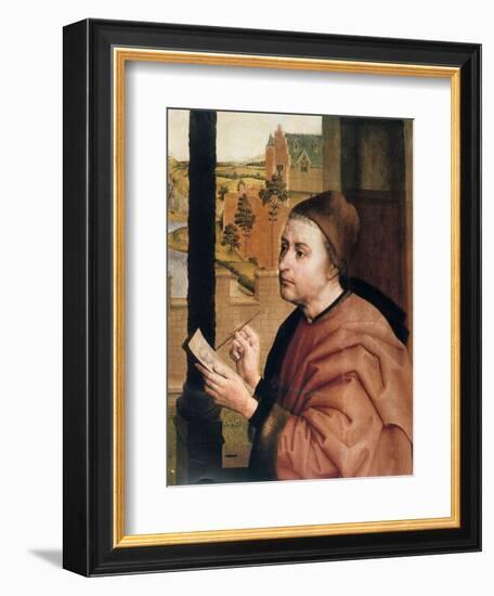 St Luke Drawing the Virgin, Detail, 15th Century-Rogier van der Weyden-Framed Giclee Print