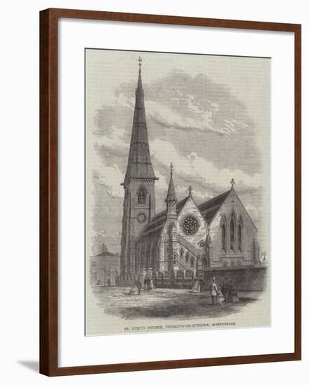 St Luke's Church, Chorlton-On-Medlock, Manchester-null-Framed Giclee Print