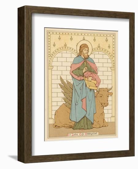 St Luke the Evangelist-English School-Framed Giclee Print