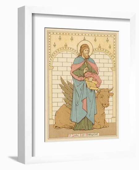 St Luke the Evangelist-English School-Framed Giclee Print