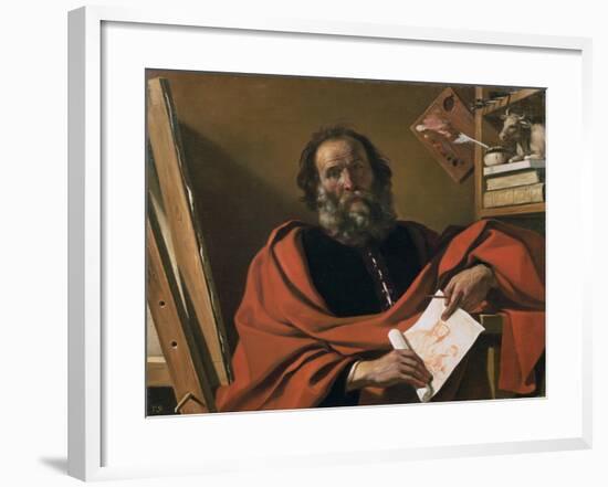 St. Luke-Guercino-Framed Giclee Print