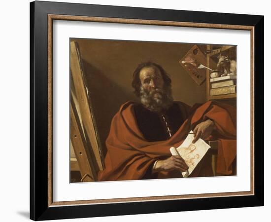 St Luke-Giovanni Francesco Barbieri-Framed Giclee Print