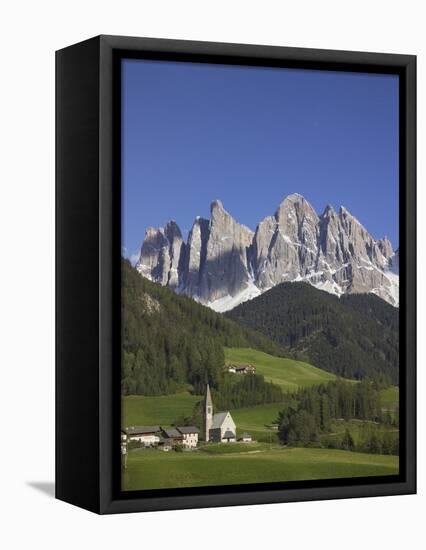 St. Maddalena Church in Val di Funes-Richard Klune-Framed Premier Image Canvas