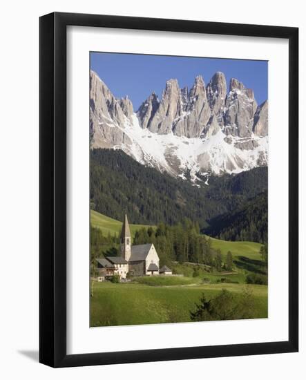 St. Maddalena Church in Val di Funes-Richard Klune-Framed Photographic Print