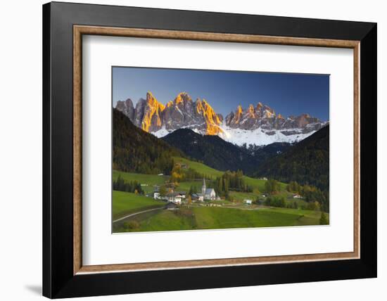 St. Magdalena, Val Di Funes, Trentino-Alto Adige, Dolomites, South Tyrol, Italy, Europe-Miles Ertman-Framed Photographic Print