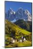 St. Magdalena, Val Di Funes, Trentino-Alto Adige, Dolomites, South Tyrol, Italy, Europe-Miles Ertman-Mounted Photographic Print