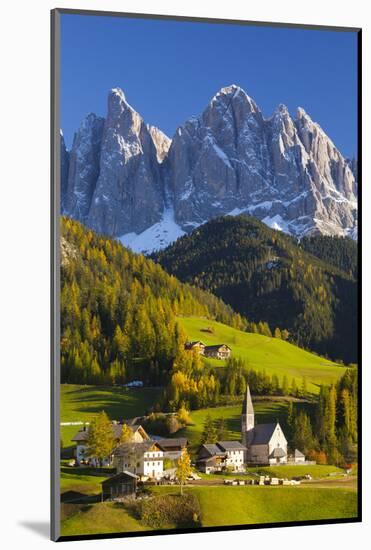 St. Magdalena, Val Di Funes, Trentino-Alto Adige, Dolomites, South Tyrol, Italy, Europe-Miles Ertman-Mounted Photographic Print