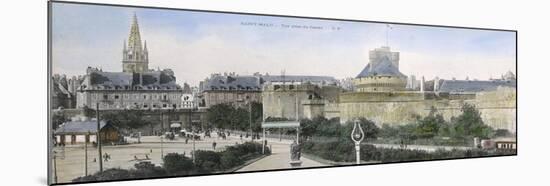 St Malo, from Casino 1905-null-Mounted Art Print