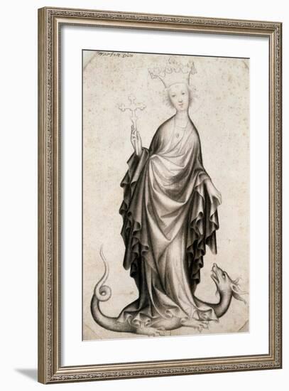 St Margaret, 15th Century-null-Framed Giclee Print