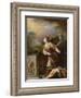 St. Margaret of Cortona Vanquishing the Devil-Domenico Fetti-Framed Giclee Print