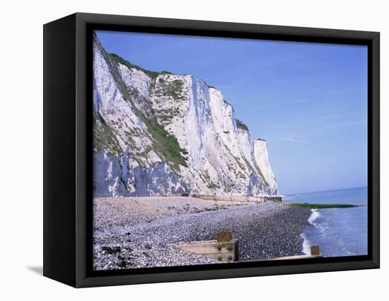 St. Margaret's at Cliffe, White Cliffs of Dover, Kent, England, United Kingdom-David Hughes-Framed Premier Image Canvas
