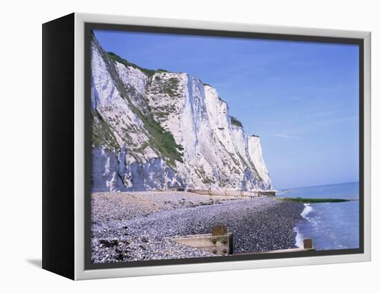 St. Margaret's at Cliffe, White Cliffs of Dover, Kent, England, United Kingdom-David Hughes-Framed Premier Image Canvas