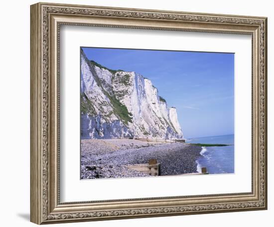 St. Margaret's at Cliffe, White Cliffs of Dover, Kent, England, United Kingdom-David Hughes-Framed Photographic Print