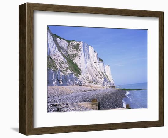 St. Margaret's at Cliffe, White Cliffs of Dover, Kent, England, United Kingdom-David Hughes-Framed Photographic Print