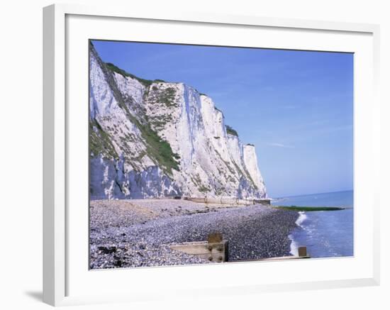 St. Margaret's at Cliffe, White Cliffs of Dover, Kent, England, United Kingdom-David Hughes-Framed Photographic Print