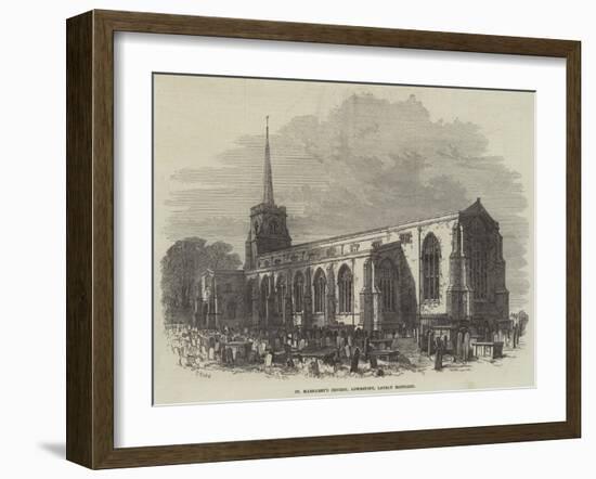 St Margaret's Church, Lowestoft, Lately Restored-Samuel Read-Framed Giclee Print