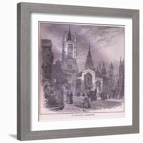 St Margarets Westminster-John Fulleylove-Framed Giclee Print