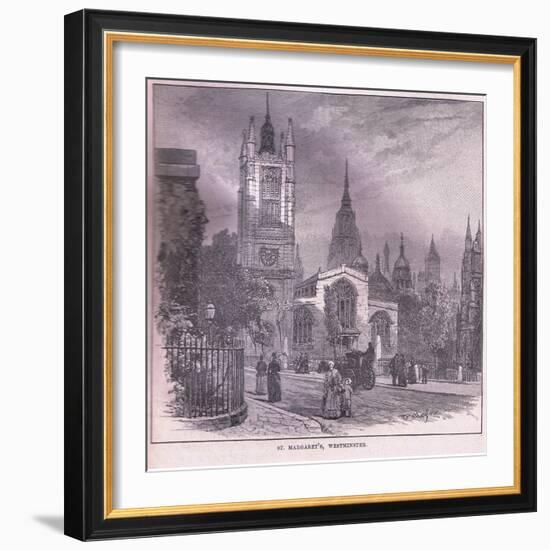 St Margarets Westminster-John Fulleylove-Framed Giclee Print