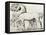 St. Mark Basilica Horses Old Illustration-marzolino-Framed Stretched Canvas