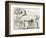 St. Mark Basilica Horses Old Illustration-marzolino-Framed Art Print