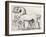 St. Mark Basilica Horses Old Illustration-marzolino-Framed Art Print