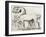 St. Mark Basilica Horses Old Illustration-marzolino-Framed Art Print