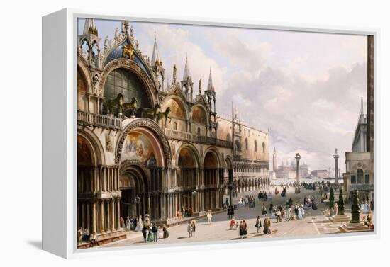 St. Mark's and the Doge's Palace, Venice-Carlo Grubacs-Framed Premier Image Canvas