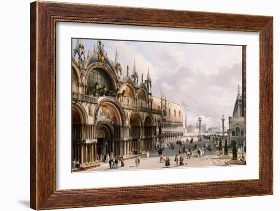 St. Mark's and the Doge's Palace, Venice-Carlo Grubacs-Framed Giclee Print
