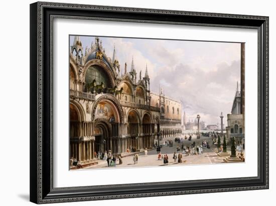 St. Mark's and the Doge's Palace, Venice-Carlo Grubacs-Framed Giclee Print