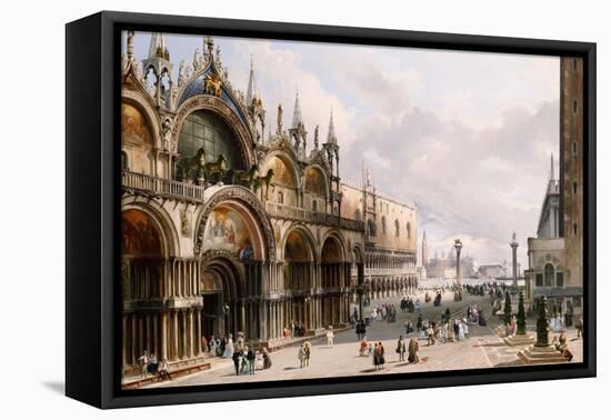 St. Mark's and the Doge's Palace, Venice-Carlo Grubacs-Framed Premier Image Canvas