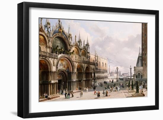 St. Mark's and the Doge's Palace, Venice-Carlo Grubacs-Framed Giclee Print