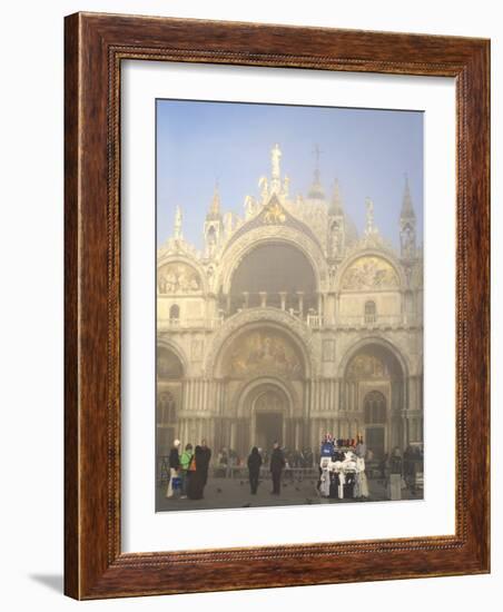 St. Mark's Basilica in Mist, Venice, UNESCO World Heritage Site, Veneto, Italy, Europe-Thouvenin Guy-Framed Photographic Print