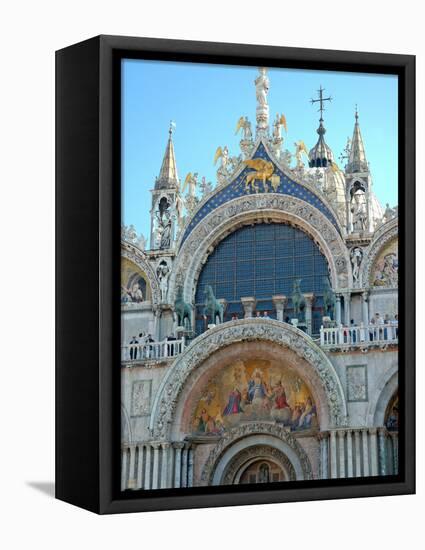 St. Mark's Basilica in St. Mark's Square, Venice, Italy-Lisa S. Engelbrecht-Framed Premier Image Canvas