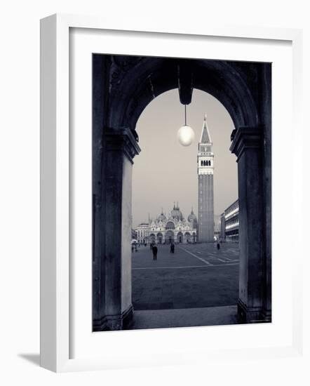 St. Mark's Basilica, St. Mark's Square, Venice, Italy-Alan Copson-Framed Photographic Print