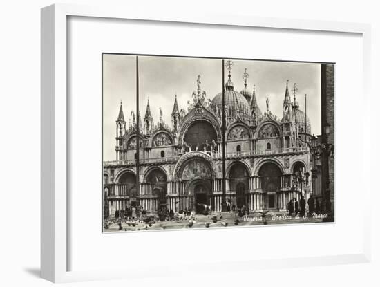 St. Mark's Basilica, Venice, Italy, Photo-null-Framed Art Print