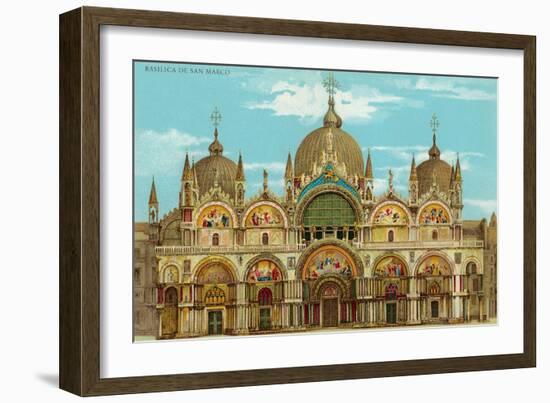 St. Mark's Basilica, Venice, Italy-null-Framed Art Print