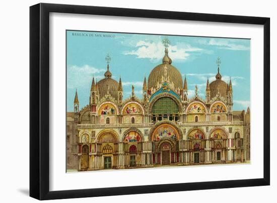 St. Mark's Basilica, Venice, Italy-null-Framed Art Print