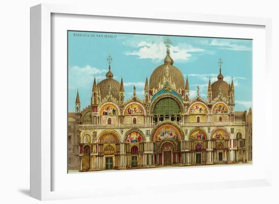 St. Mark's Basilica, Venice, Italy-null-Framed Art Print