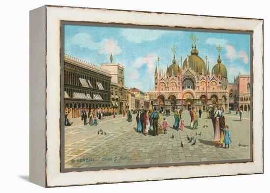 St. Mark's Basilica, Venice, Italy-null-Framed Stretched Canvas