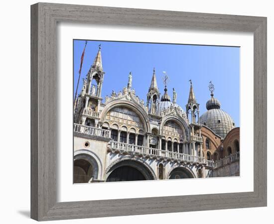 St. Mark's Basilica, Venice, UNESCO World Heritage Site, Veneto, Italy, Europe-Amanda Hall-Framed Photographic Print