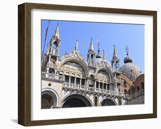 St. Mark's Basilica, Venice, UNESCO World Heritage Site, Veneto, Italy, Europe-Amanda Hall-Framed Photographic Print