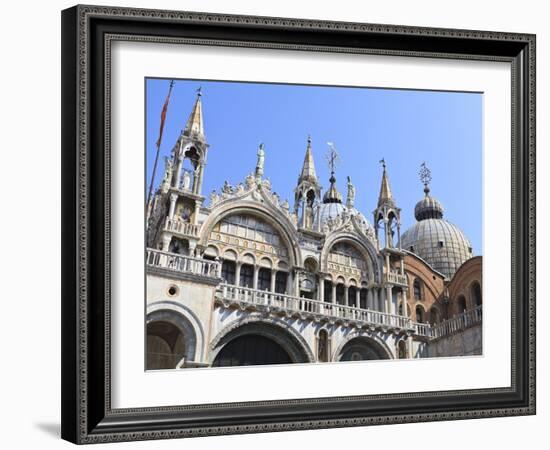 St. Mark's Basilica, Venice, UNESCO World Heritage Site, Veneto, Italy, Europe-Amanda Hall-Framed Photographic Print