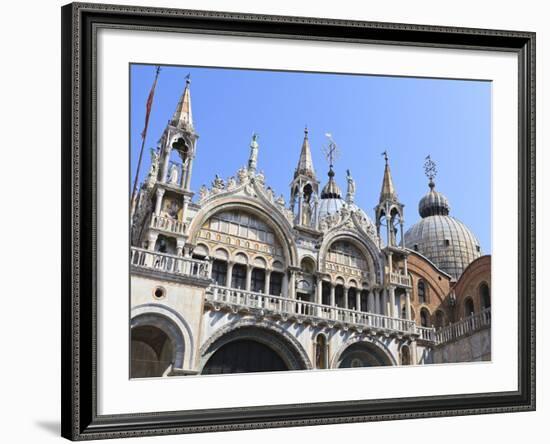 St. Mark's Basilica, Venice, UNESCO World Heritage Site, Veneto, Italy, Europe-Amanda Hall-Framed Photographic Print