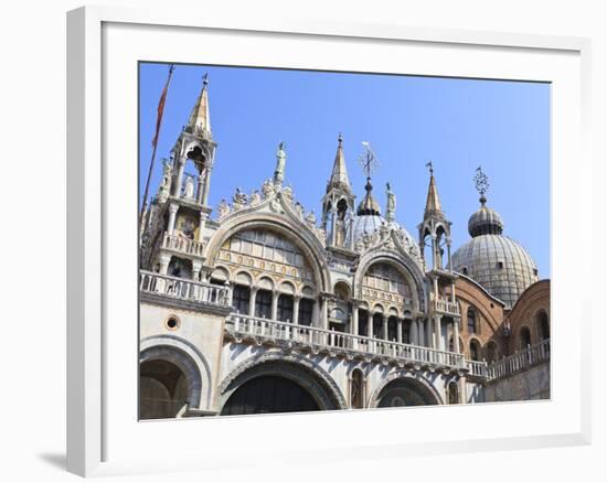 St. Mark's Basilica, Venice, UNESCO World Heritage Site, Veneto, Italy, Europe-Amanda Hall-Framed Photographic Print