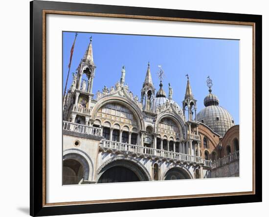 St. Mark's Basilica, Venice, UNESCO World Heritage Site, Veneto, Italy, Europe-Amanda Hall-Framed Photographic Print