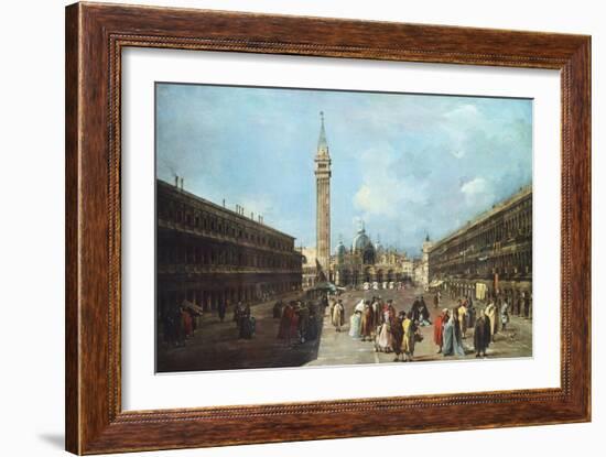 St Mark's Square, Venice, C.1760-Francesco Guardi-Framed Giclee Print