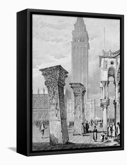 St. Mark's Square, Venice, Engraved by Edward John Roberts (Engraving)-Samuel Prout-Framed Premier Image Canvas